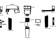 Toyota Tacoma 1998-2000 Dash Kit Diagram