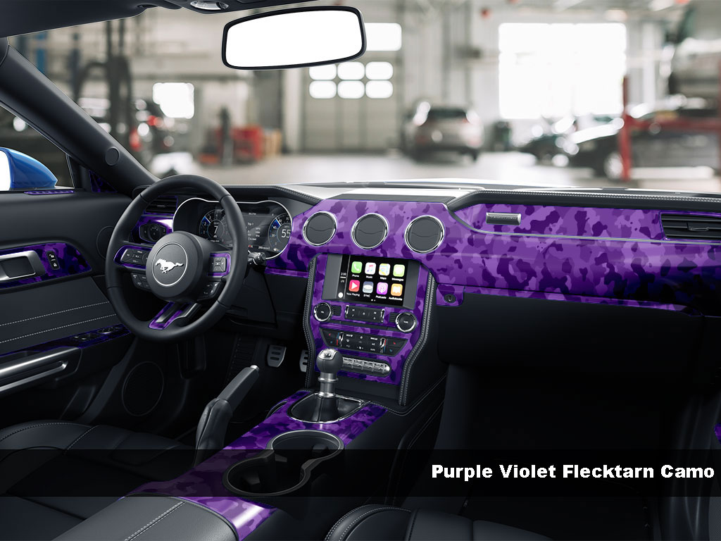 Purple Violet Flecktarn Camo Dash Kit Finish