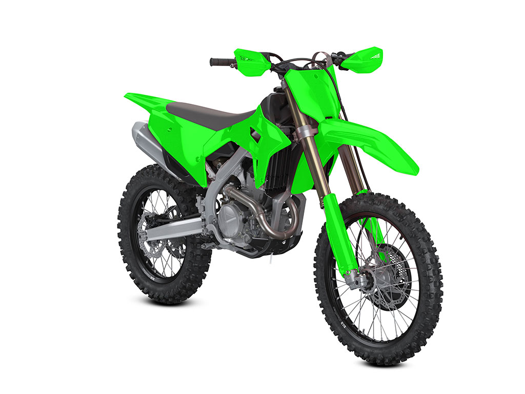 3M 1080 Satin Neon Fluorescent Green Dirt Bike Wraps