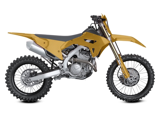 ORACAL 975 Carbon Fiber Gold Do-It-Yourself Dirt Bike Wraps