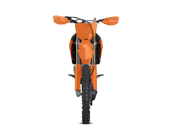 Rwraps 3D Carbon Fiber Orange DIY Dirt Bike Wraps