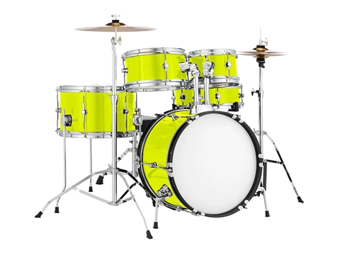 3M™ 1080 Satin Neon Fluorescent Yellow Drum Wraps