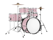Rwraps Satin Metallic Sakura Pink Drum Kit Wrap