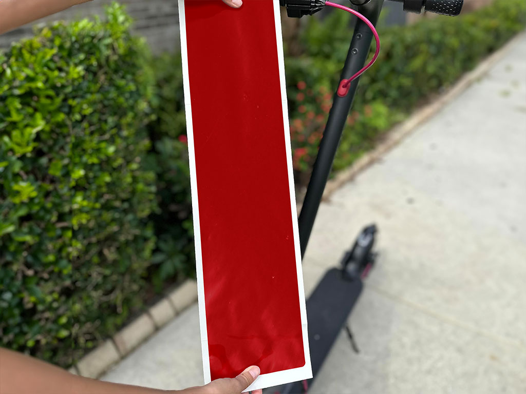 3M 2080 Gloss Hot Rod Red DIY Electric Scooter Wraps