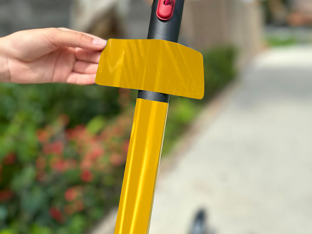 3M 2080 Gloss Bright Yellow Electric Kick-Scooter Wraps