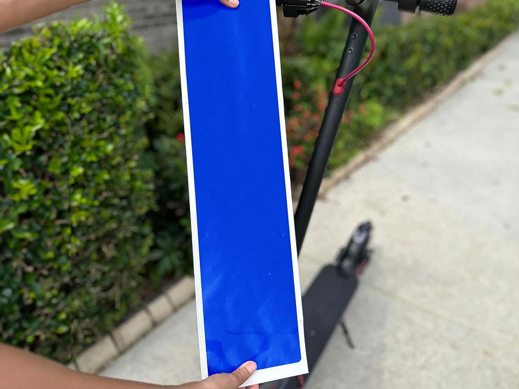 3M 2080 Gloss Intense Blue DIY Electric Scooter Wraps