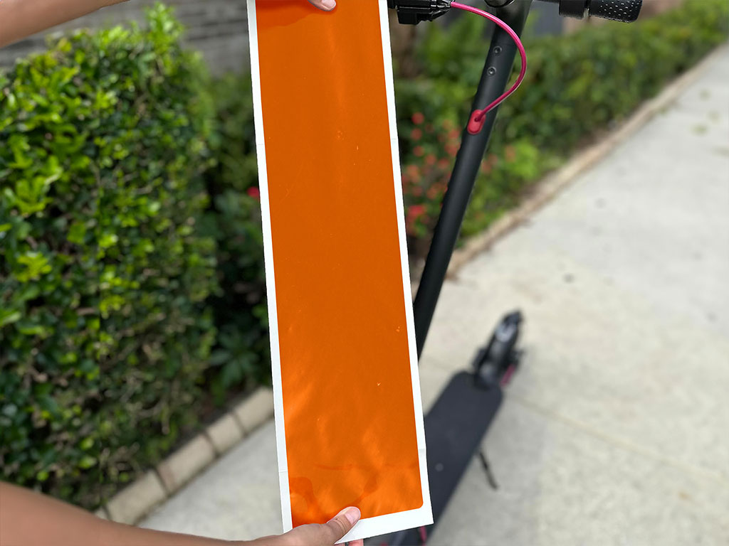 3M 2080 Gloss Bright Orange DIY Electric Scooter Wraps