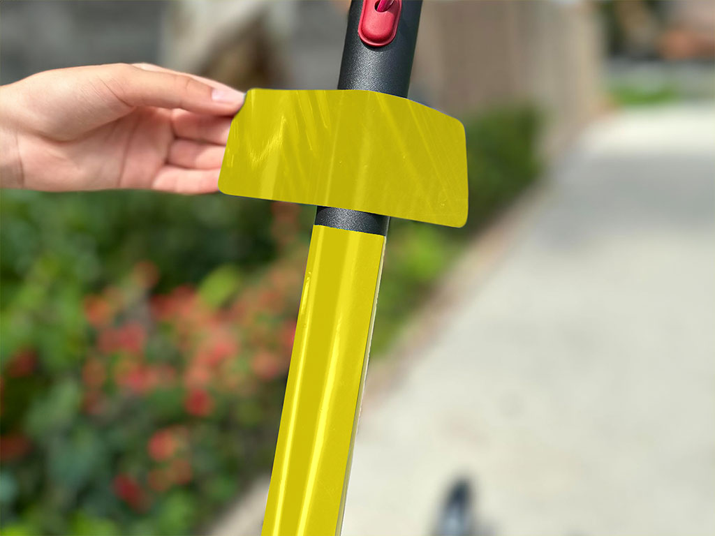 3M 2080 Gloss Lucid Yellow Electric Kick-Scooter Wraps