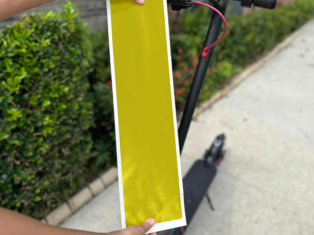 3M 2080 Gloss Lucid Yellow DIY Electric Scooter Wraps