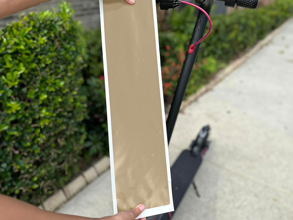 3M 2080 Gloss Light Ivory DIY Electric Scooter Wraps