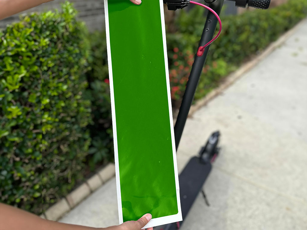 3M 2080 Satin Apple Green DIY Electric Scooter Wraps