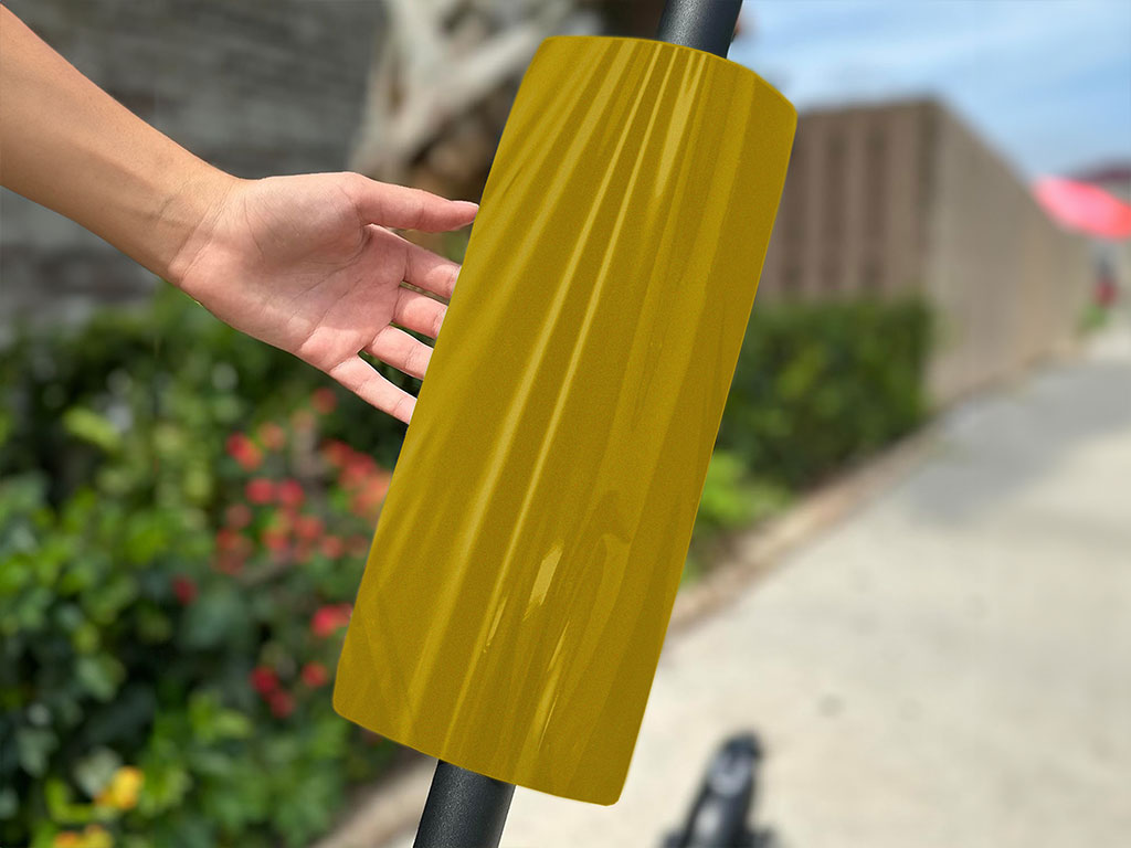 3M 2080 Satin Bitter Yellow Do-It-Yourself E-Scooter Wraps