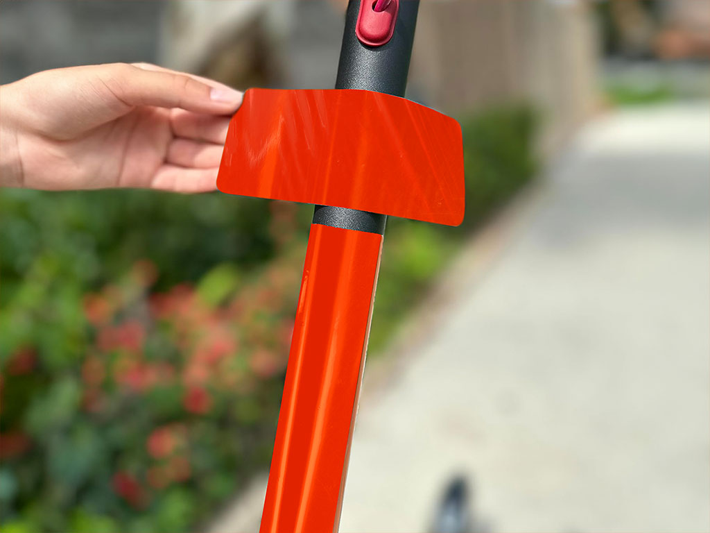 3M 1080 Satin Neon Fluorescent Orange Electric Kick-Scooter Wraps