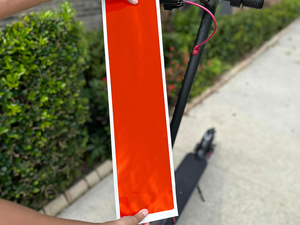 3M 1080 Satin Neon Fluorescent Orange DIY Electric Scooter Wraps