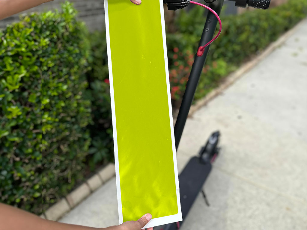 3M 1080 Satin Neon Fluorescent Yellow DIY Electric Scooter Wraps