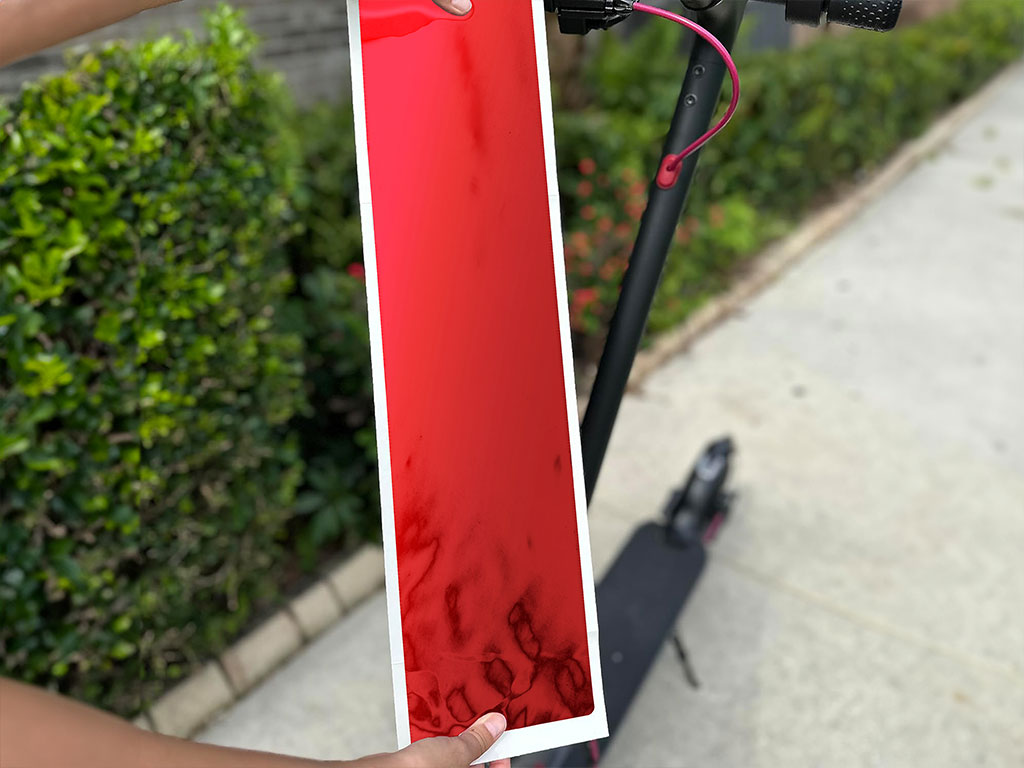 Avery Dennison SF 100 Red Chrome DIY Electric Scooter Wraps