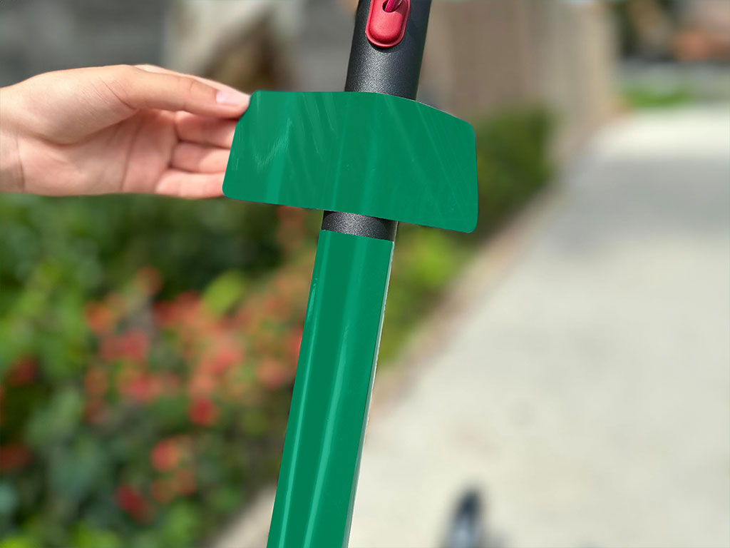 Avery Dennison SW900 Gloss Emerald Green Electric Kick-Scooter Wraps