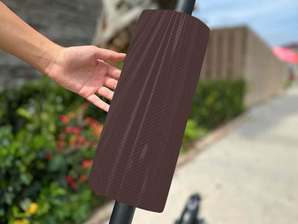 ORACAL 975 Carbon Fiber Brown Do-It-Yourself E-Scooter Wraps