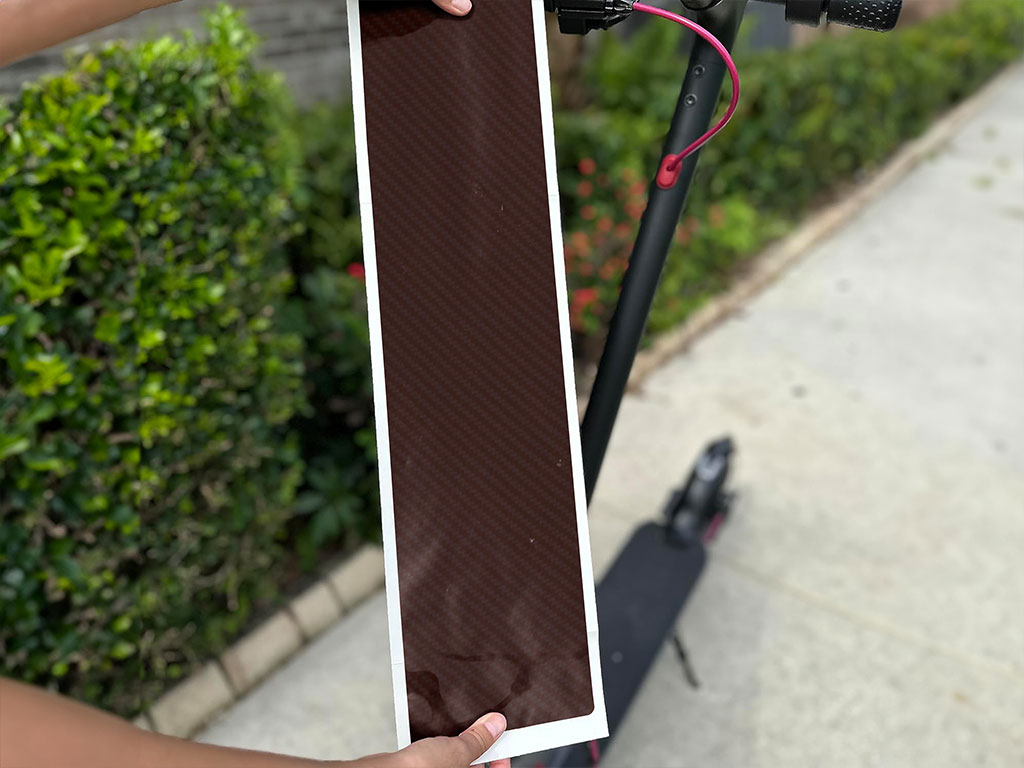 ORACAL 975 Carbon Fiber Brown DIY Electric Scooter Wraps