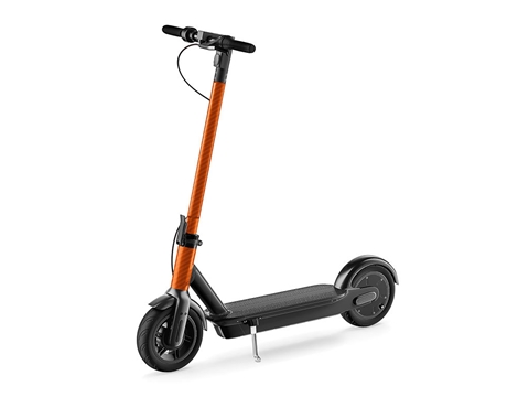 Rwraps™ 3D Carbon Fiber Orange E-Scooter Wraps