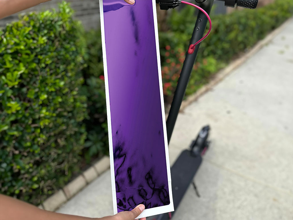 Rwraps Chrome Purple DIY Electric Scooter Wraps