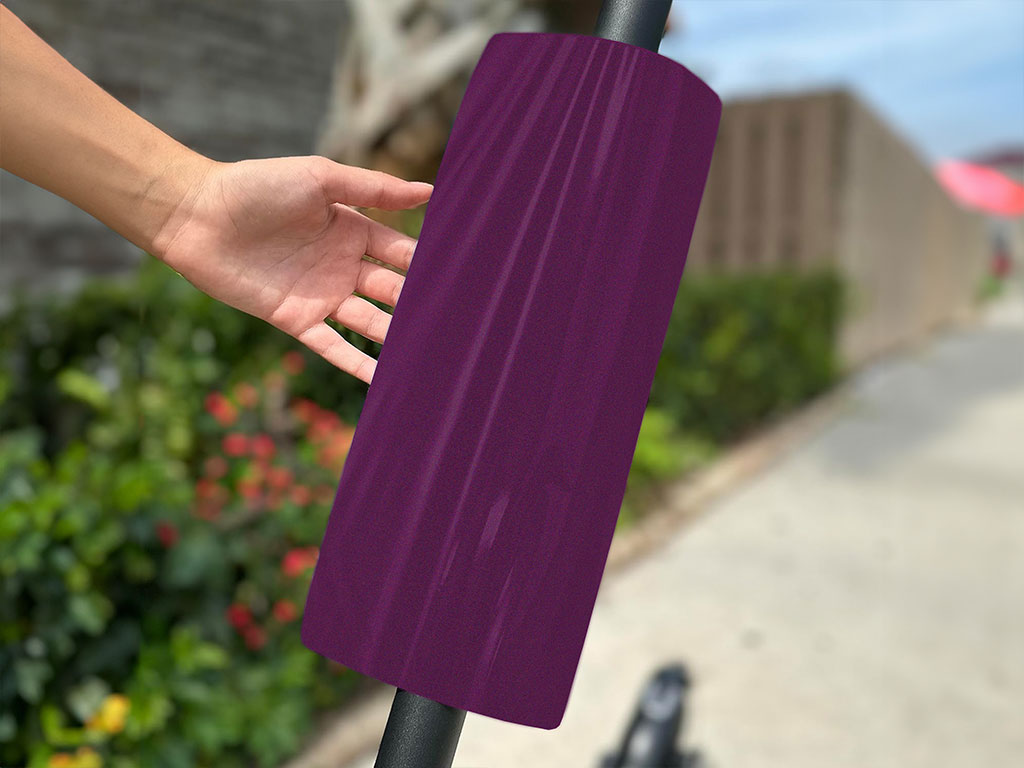 Rwraps Gloss Metallic Grape Do-It-Yourself E-Scooter Wraps