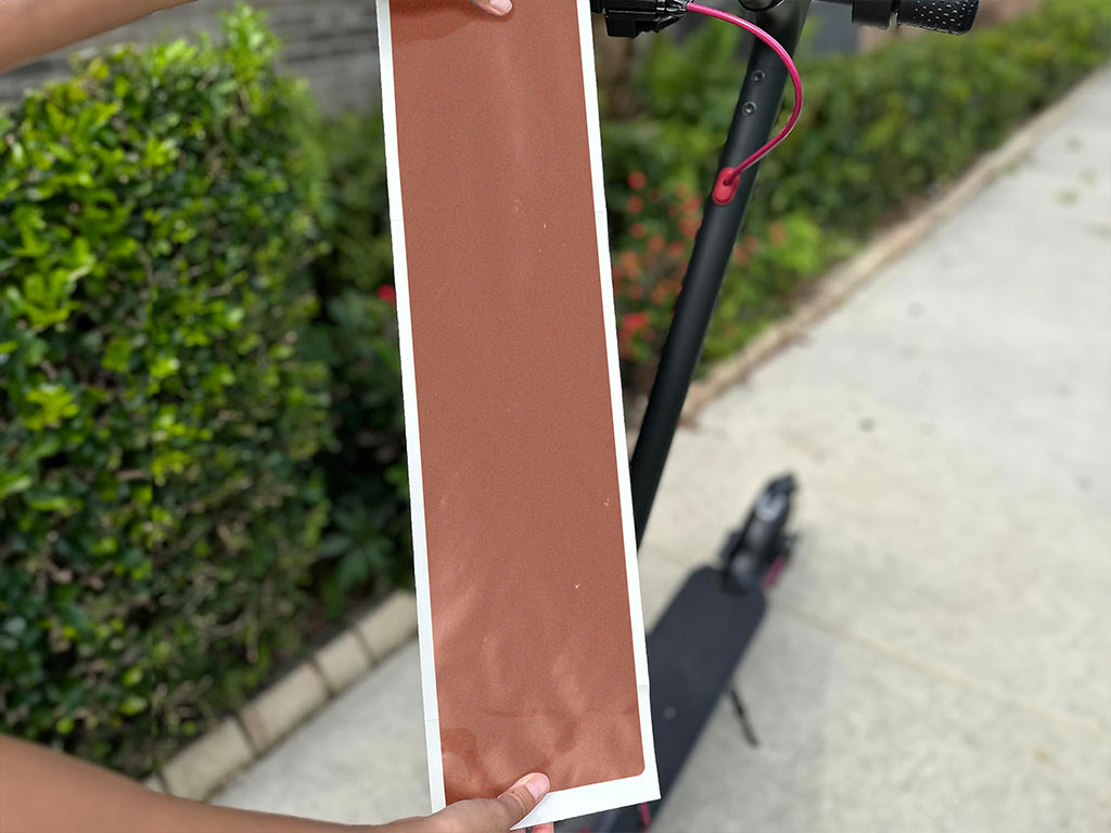 Rwraps Gloss Metallic Rose Gold DIY Electric Scooter Wraps