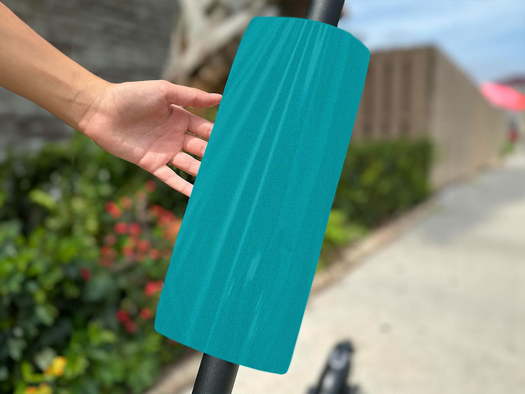 Rwraps Gloss Metallic Sea Green Do-It-Yourself E-Scooter Wraps