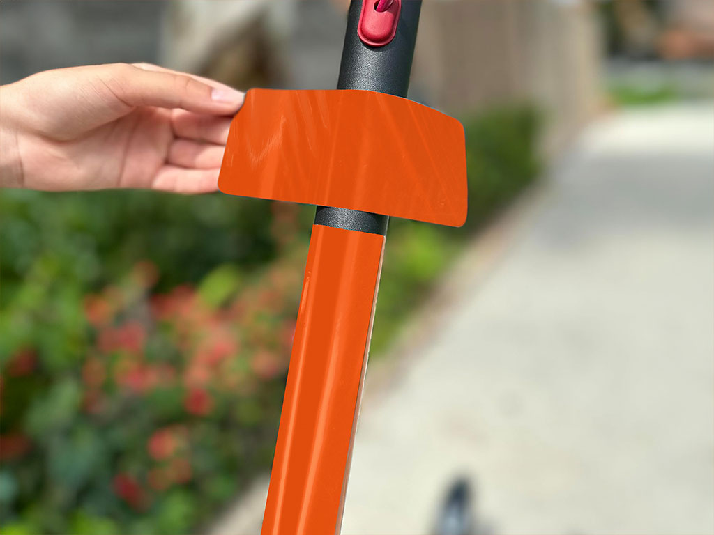 Rwraps Hyper Gloss Orange Electric Kick-Scooter Wraps