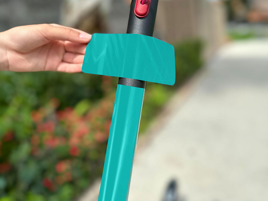 Rwraps Hyper Gloss Turquoise Electric Kick-Scooter Wraps
