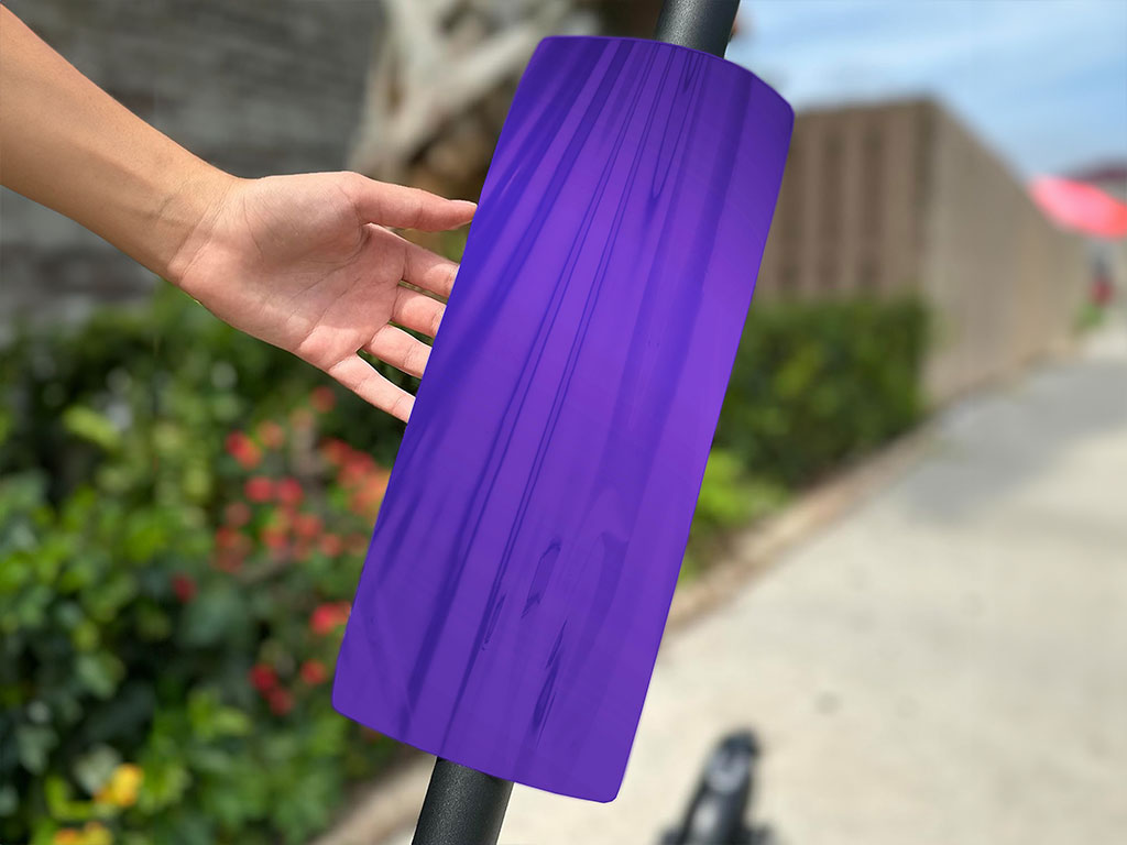 Rwraps Matte Chrome Purple Do-It-Yourself E-Scooter Wraps