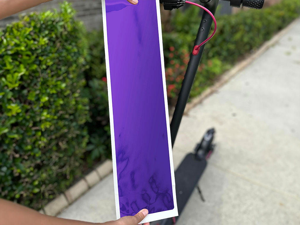 Rwraps Matte Chrome Purple DIY Electric Scooter Wraps