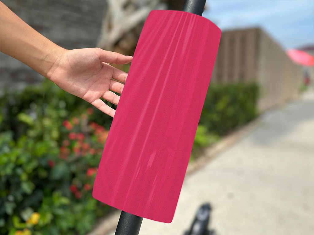 Rwraps Satin Metallic Pink Do-It-Yourself E-Scooter Wraps