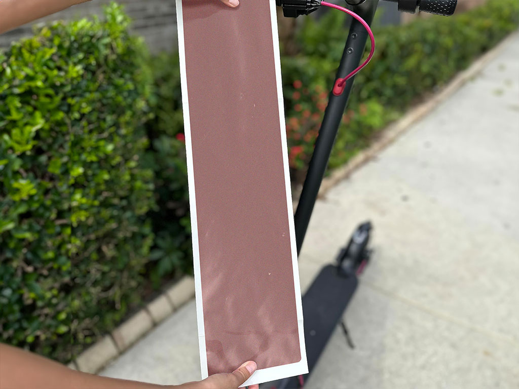 Rwraps Satin Metallic Rose Gold DIY Electric Scooter Wraps
