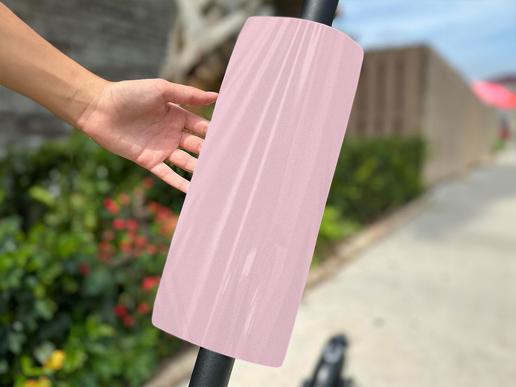 Rwraps Satin Metallic Sakura Pink Do-It-Yourself E-Scooter Wraps