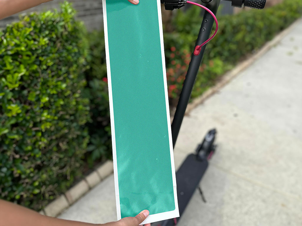 Rwraps Satin Metallic Turquoise DIY Electric Scooter Wraps