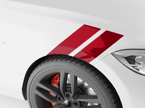 3M™ Double Trouble Fender Stripes - Dark Red