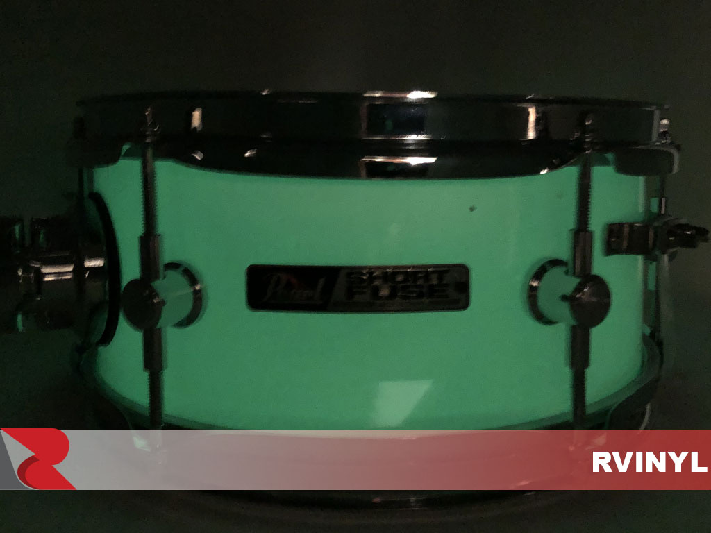 Glow-in-the-Dark Drum Wrap at Night