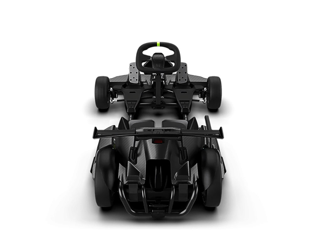 Rwraps 3D Carbon Fiber Black DIY Go Kart Wraps