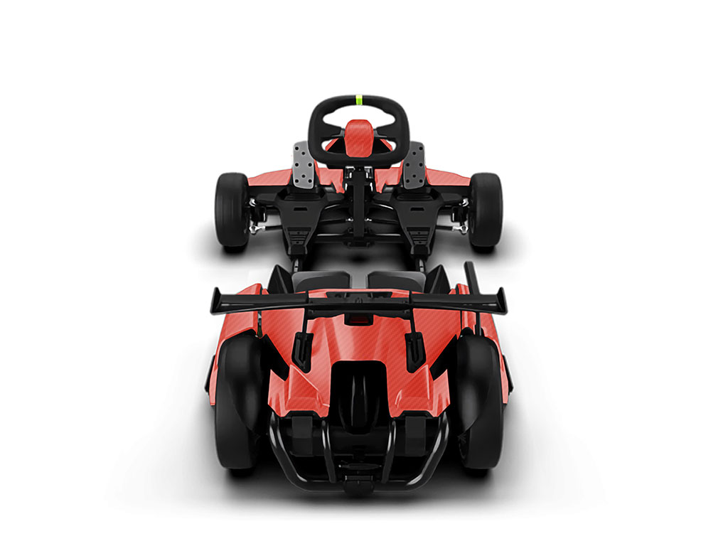 Rwraps 3D Carbon Fiber Red DIY Go Kart Wraps