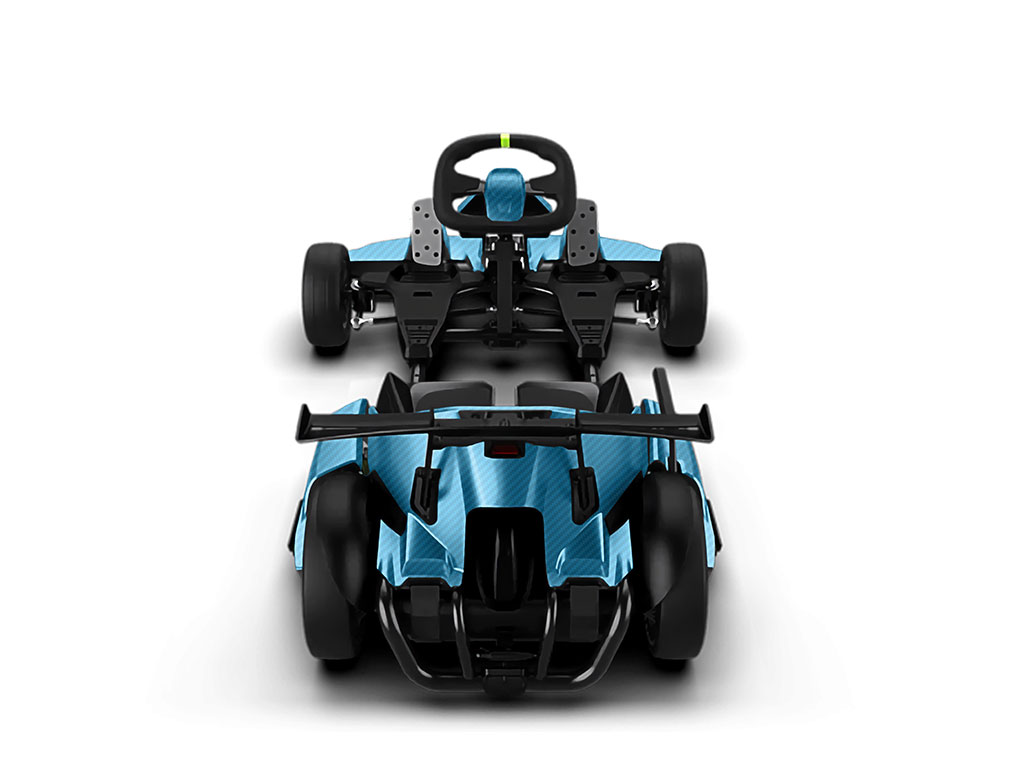 Rwraps 3D Carbon Fiber Blue (Sky) DIY Go Kart Wraps
