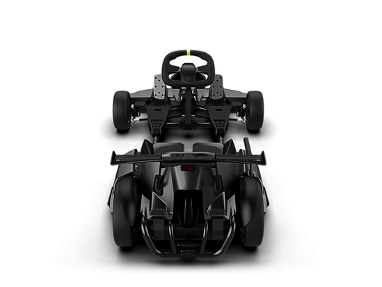 Rwraps 4D Carbon Fiber Black DIY Go Kart Wraps