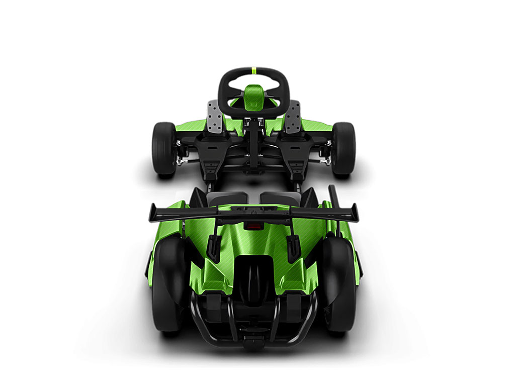 Rwraps 4D Carbon Fiber Green DIY Go Kart Wraps