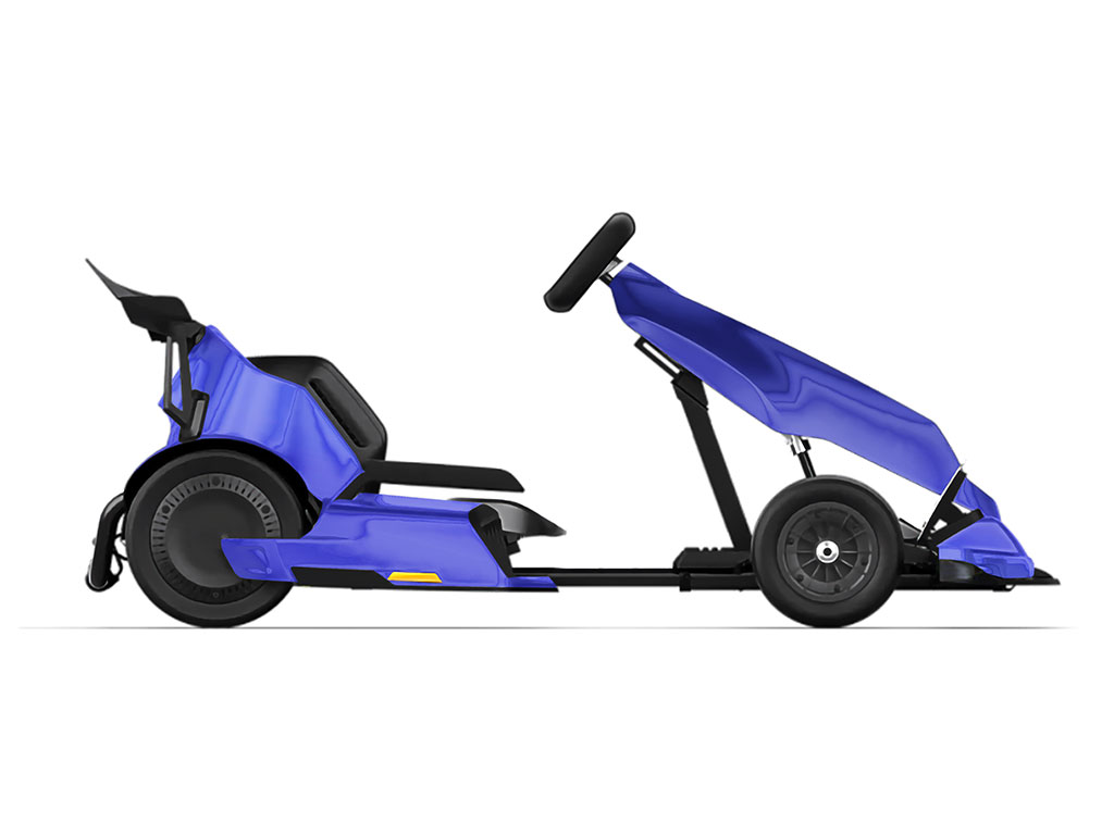 Rwraps Matte Chrome Blue Do-It-Yourself Go Kart Wraps