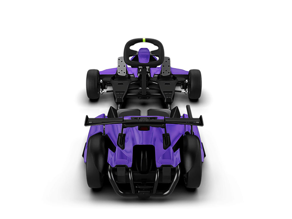 Rwraps Matte Chrome Purple DIY Go Kart Wraps