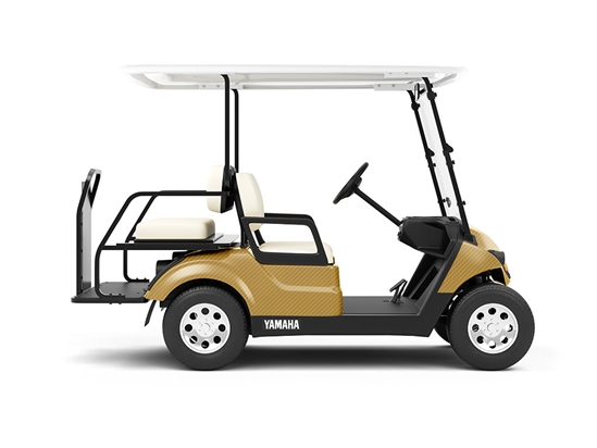 ORACAL 975 Carbon Fiber Gold Do-It-Yourself Golf Cart Wraps