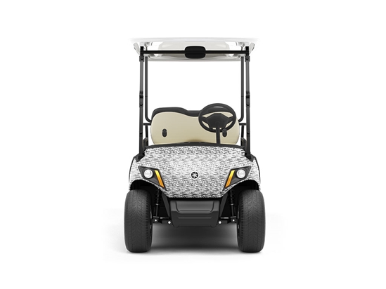 Rwraps 3D Carbon Fiber Silver (Digital) DIY Golf Cart Wraps