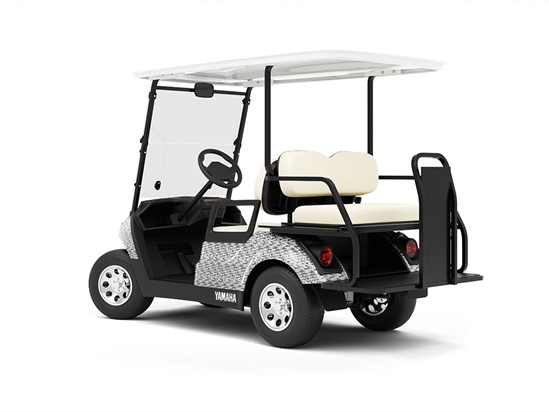 Rwraps 3D Carbon Fiber Silver (Digital) Golf Cart Vinyl Wraps