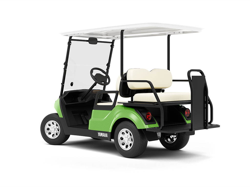 Rwraps 3D Carbon Fiber Green Golf Cart Vinyl Wraps