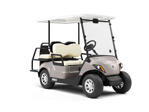 Rwraps™ 3D Carbon Fiber Silver Golf Cart Wraps